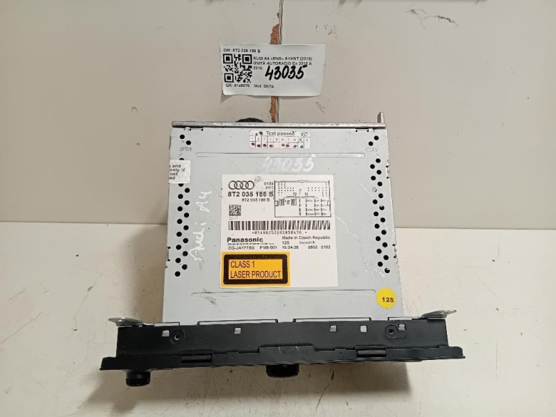 Unità Autoradio 8T2035186B Audi A4 8W5 Avant 2015
