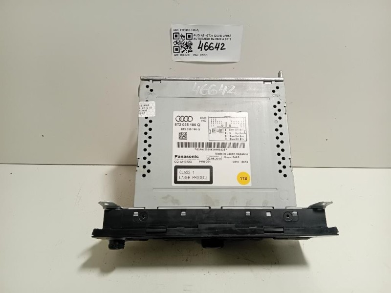 Unità Autoradio 8T2 035 186 Q Audi A5 8T3 2008