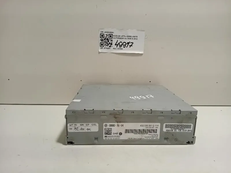 Unità Autoradio 4G0035061 Audi A5 8T3 2008