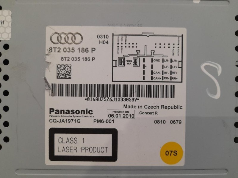 Unità Autoradio 8T2035186P Audi A5 8T3 2012