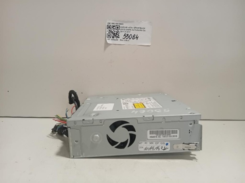 Unità Autoradio 8R2 035 666H Audi A5 8TA Sportback 2012