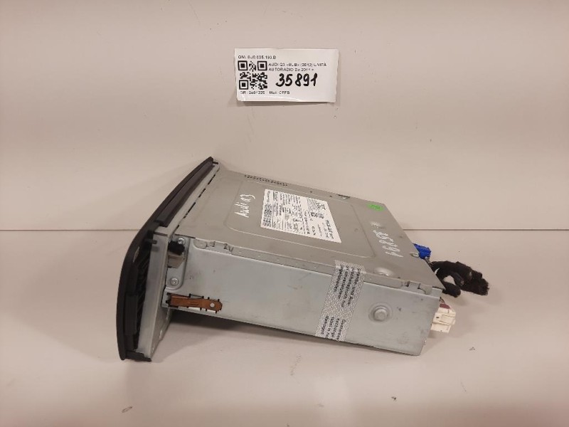 Unità Autoradio 8U0035193B Audi Q3 8UB 2012