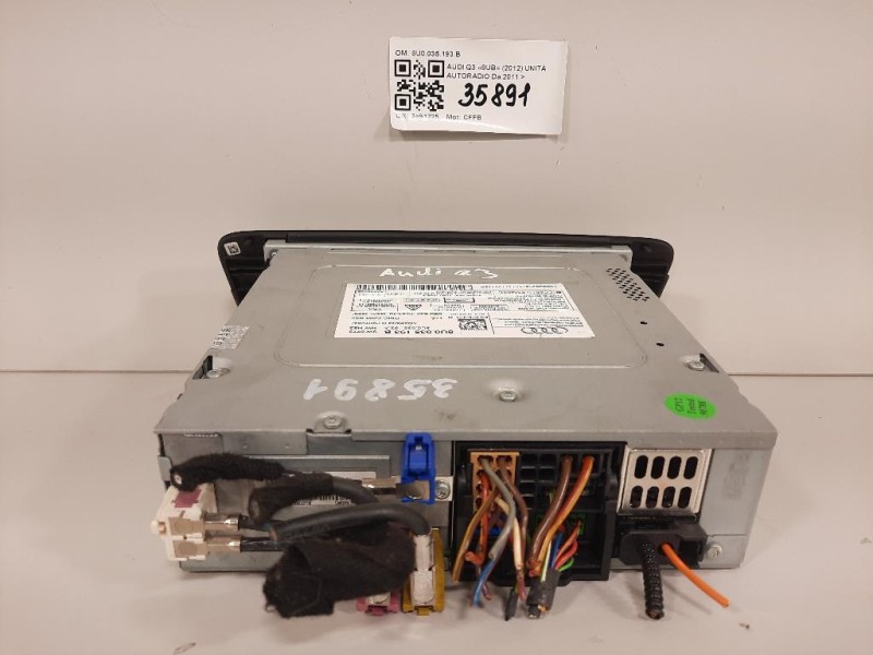 Unità Autoradio 8U0035193B Audi Q3 8UB 2012