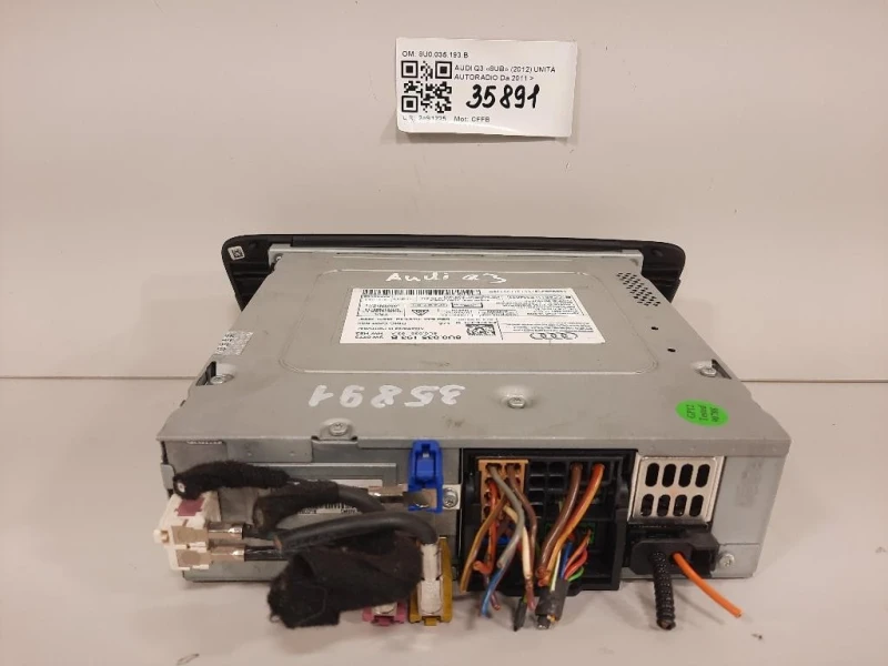 Unità Autoradio 8U0035193B Audi Q3 8UB 2012