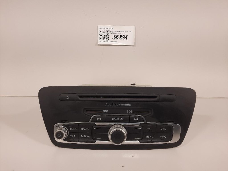 Unità Autoradio 8U0035193B Audi Q3 8UB 2012