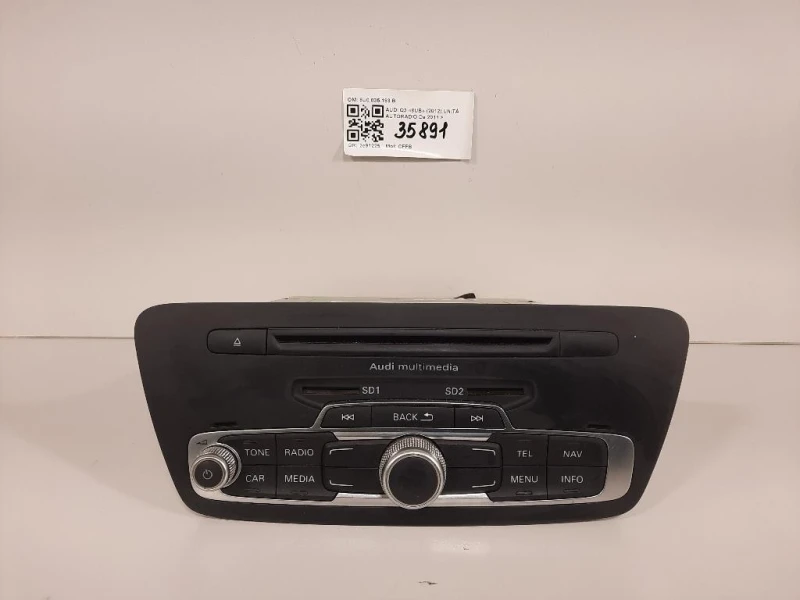 Unità Autoradio 8U0035193B Audi Q3 8UB 2012