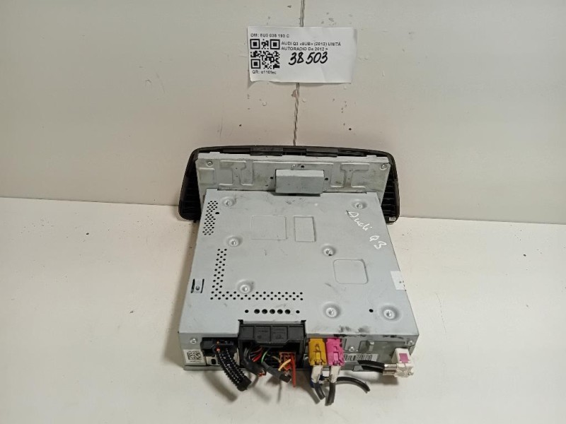 Unità Autoradio 8U0035193C Audi Q3 8UB 2012