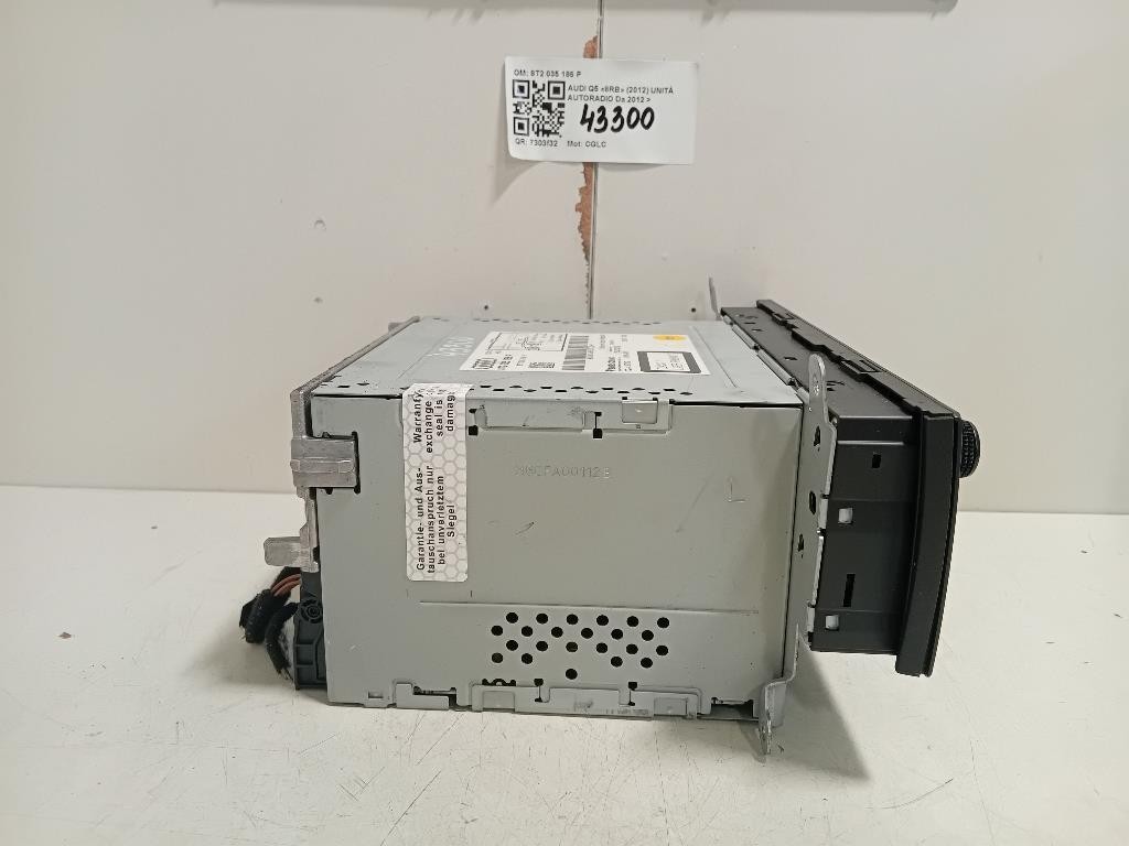 Unità Autoradio 8T2 035 186 P Audi Q5 8RB 2012