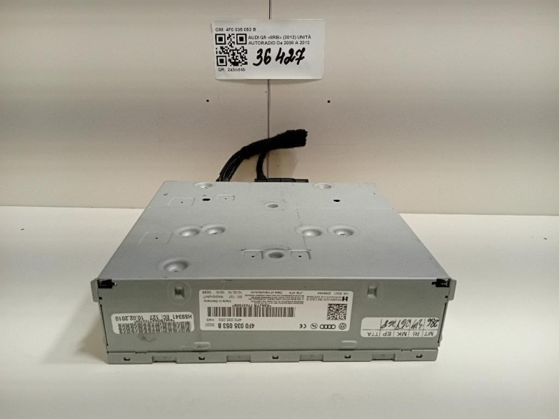 Unità Autoradio 4F0 035 053 B Audi Q5 8RB 2012