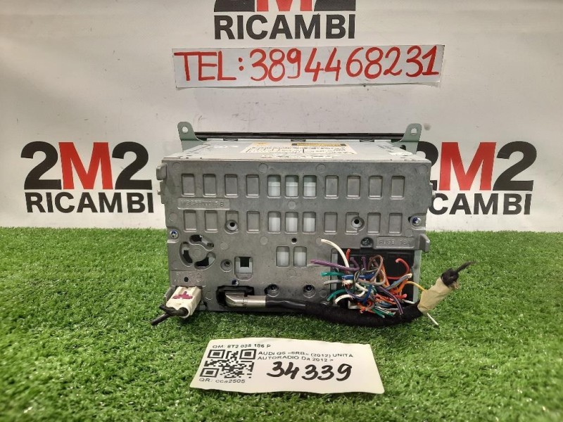 Unità Autoradio 8T2 035 186 P Audi Q5 8RB 2012
