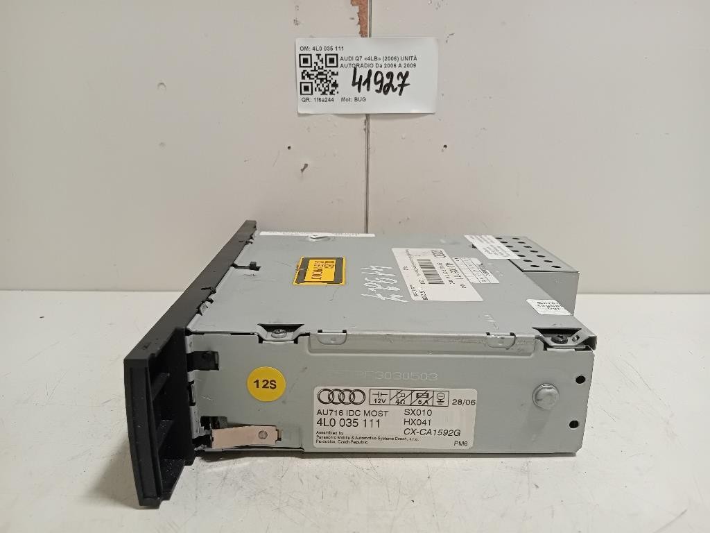 Unità Autoradio 4L0 035 111 Audi Q7 4LB 2006