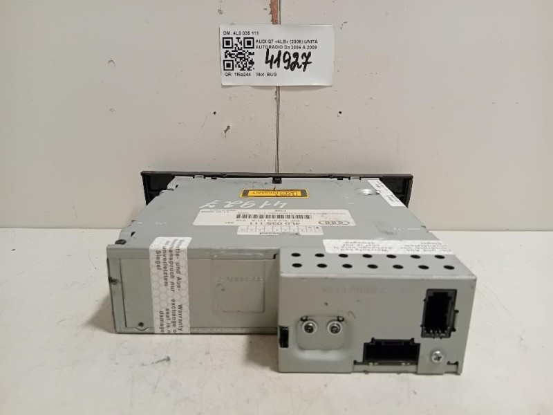 Unità Autoradio 4L0 035 111 Audi Q7 4LB 2006