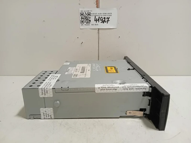 Unità Autoradio 4L0 035 111 Audi Q7 4LB 2006