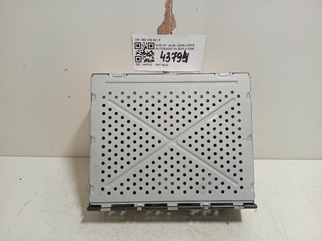 Unità Autoradio 4E0 035 541 P Audi Q7 4LB 2006