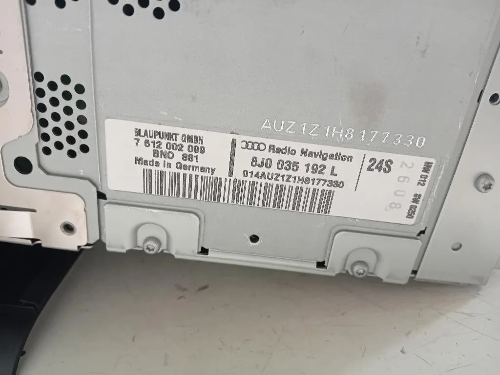 Unità Autoradio 8J0035192L Audi TT 8J3 2007