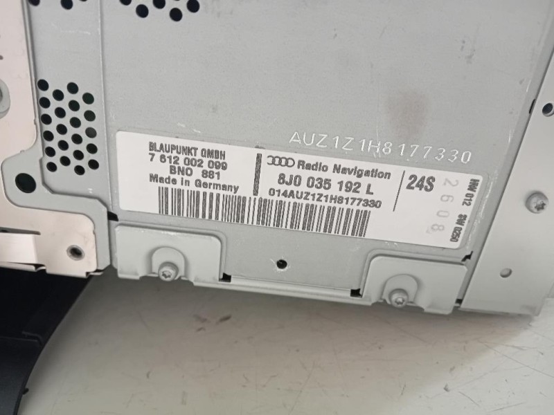 Unità Autoradio 8J0035192L Audi TT 8J3 2007
