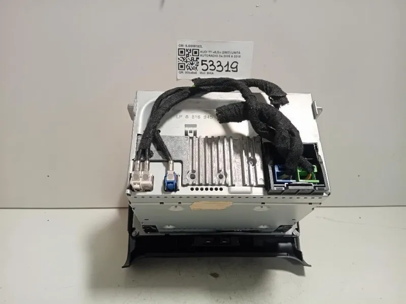 Unità Autoradio 8J0035192L Audi TT 8J3 2007