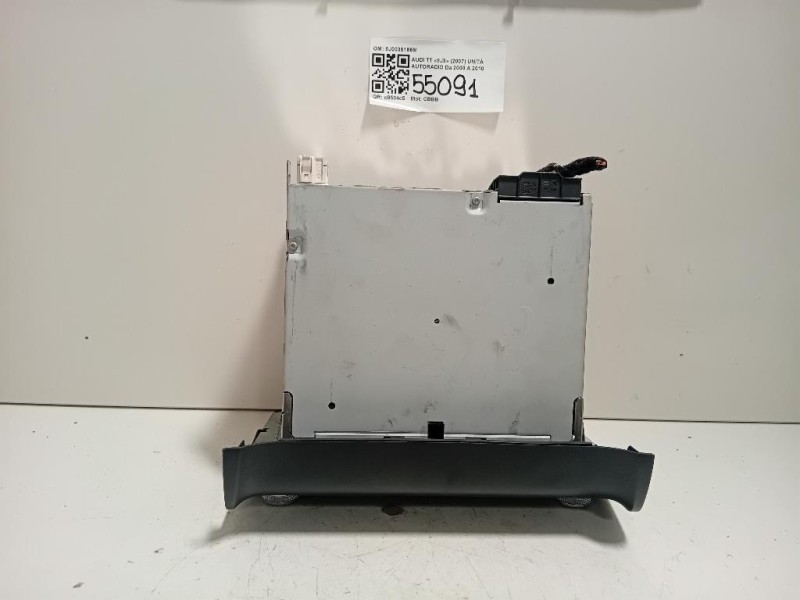 Unità Autoradio 8J0035186M Audi TT 8J3 2007