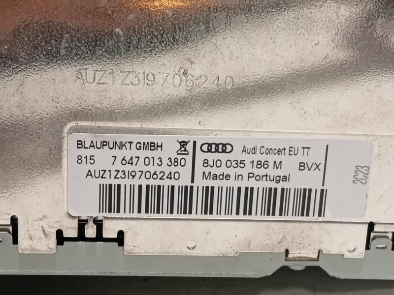 Unità Autoradio 8J0035186M Audi TT 8J3 2007