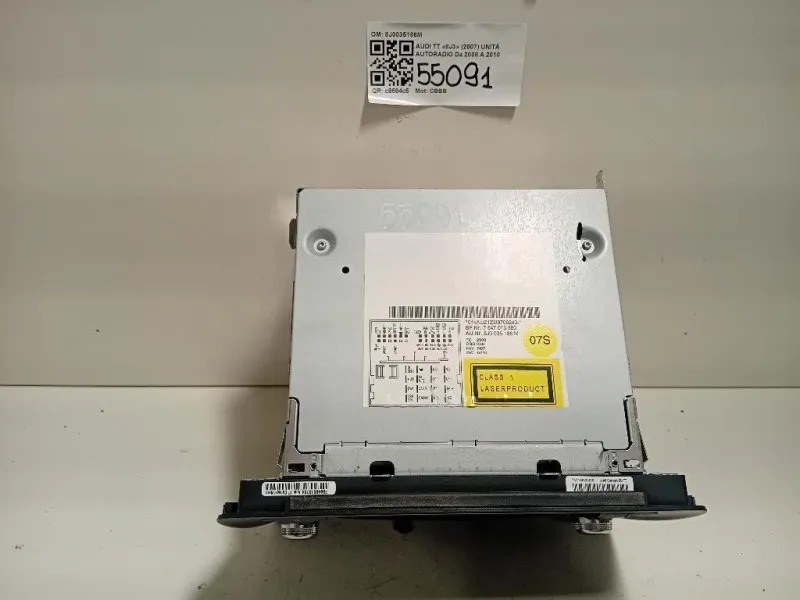 Unità Autoradio 8J0035186M Audi TT 8J3 2007