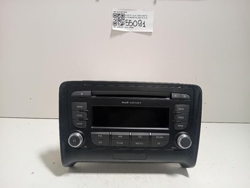 Unità Autoradio 8J0035186M Audi TT 8J3 2007