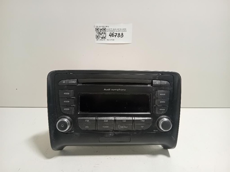 Unità Autoradio 8J0 035 195 Q Audi TT 8J3 2010
