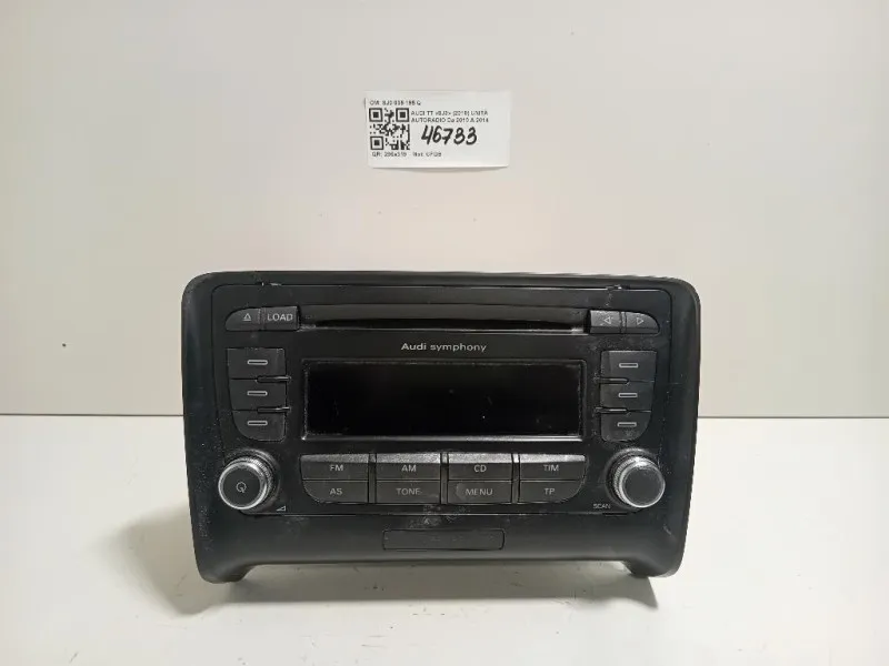 Unità Autoradio 8J0 035 195 Q Audi TT 8J3 2010