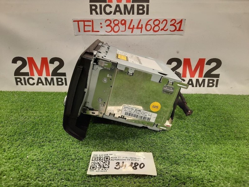 Unità Autoradio 8J0 035 166 M Audi TT 8J3 2010