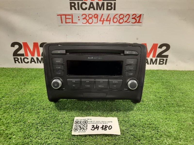 Unità Autoradio 8J0 035 166 M Audi TT 8J3 2010