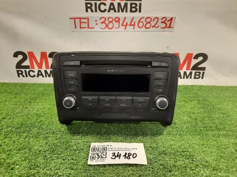 Unità Autoradio 8J0 035 166 M Audi TT 8J3 2010