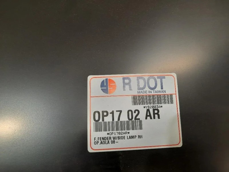 Parafango ANT DX OP1702AR NUOVO Opel Agila B 2008