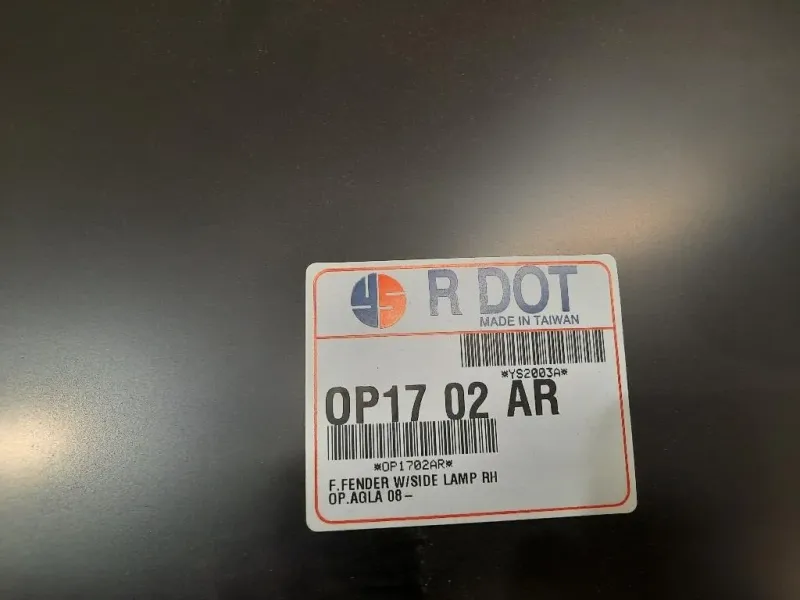 Parafango ANT DX OP1702AR NUOVO Opel Agila B 2008