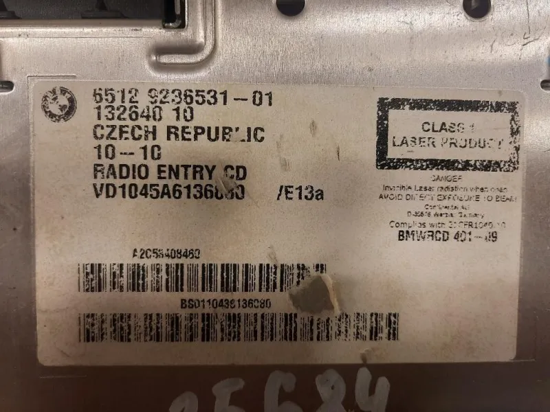 Unità Autoradio 6512 9236531-01 Bmw Serie 1 E82 Coupe 2005