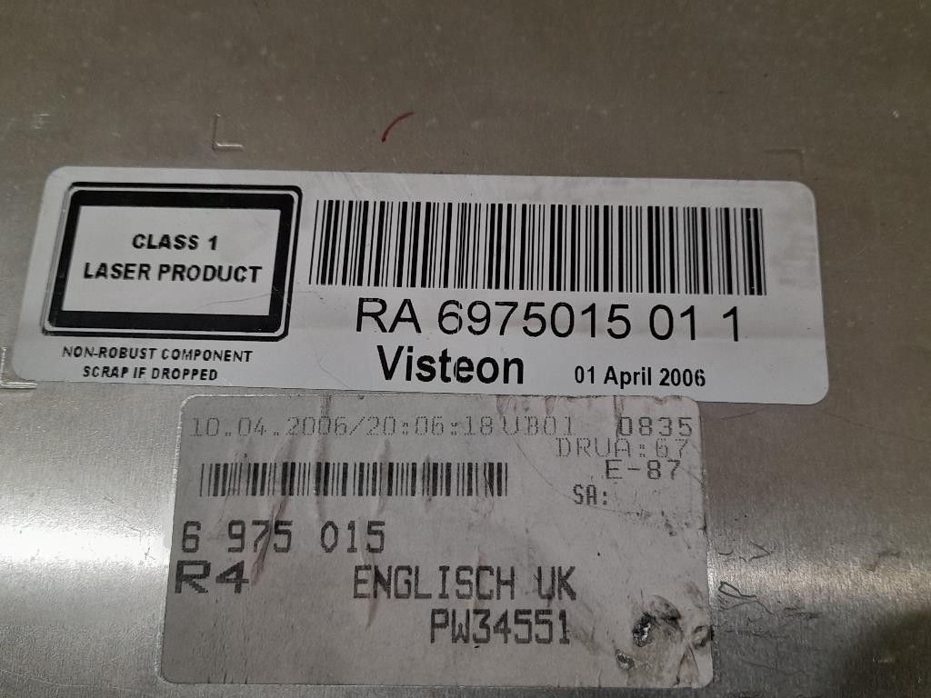 Unità Autoradio RA6975015011 Bmw Serie 1 E87 Berlina 2005