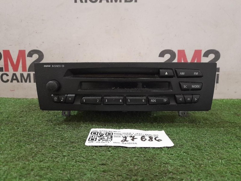 Unità Autoradio RA6975015011 Bmw Serie 1 E87 Berlina 2005