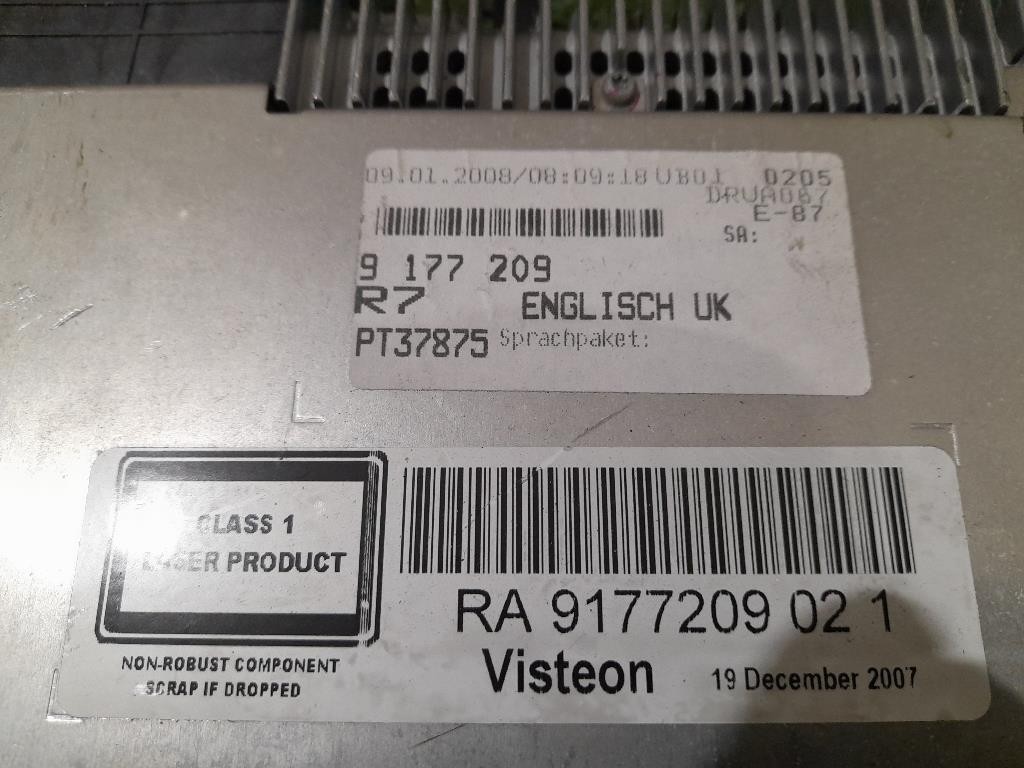 Unità Autoradio 9177209021 Bmw Serie 1 E87 Berlina 2005