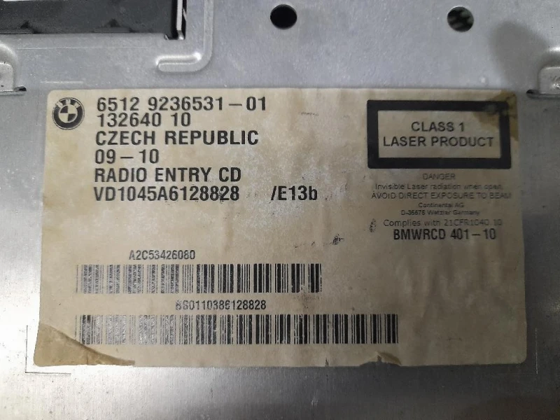 Unità Autoradio 6512923653101 Bmw Serie 1 E87 Berlina 2005