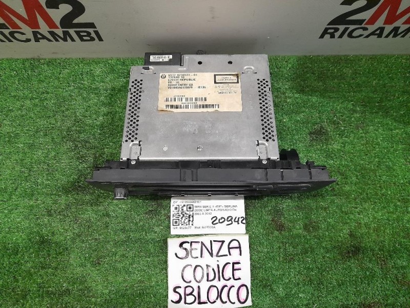 Unità Autoradio 6512923653101 Bmw Serie 1 E87 Berlina 2005