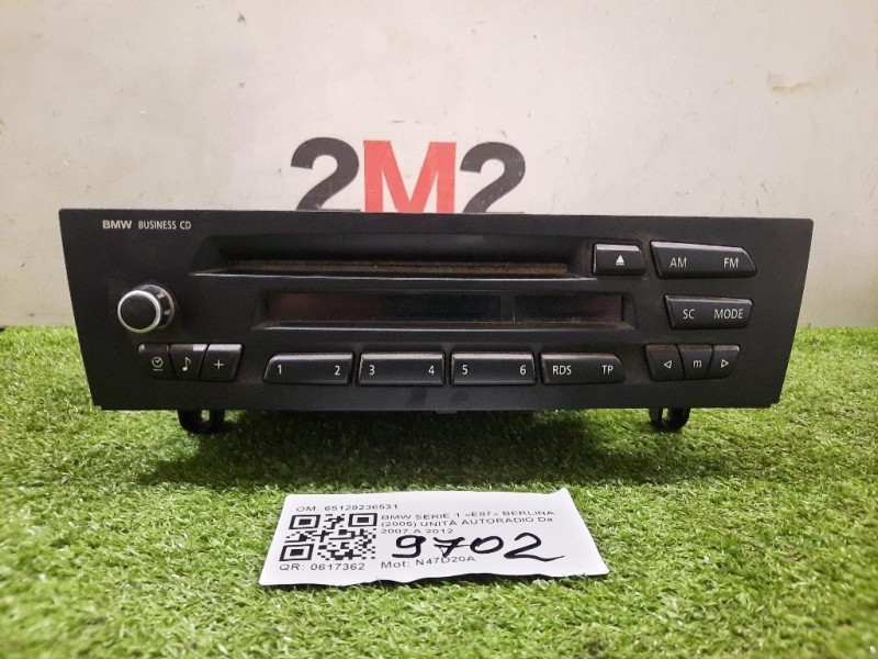 Unità Autoradio 65129236531 Bmw Serie 1 E87 Berlina 2005