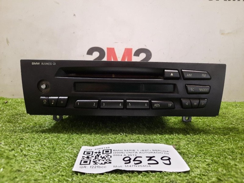 Unità Autoradio 6959145 Bmw Serie 1 E87 Berlina 2005