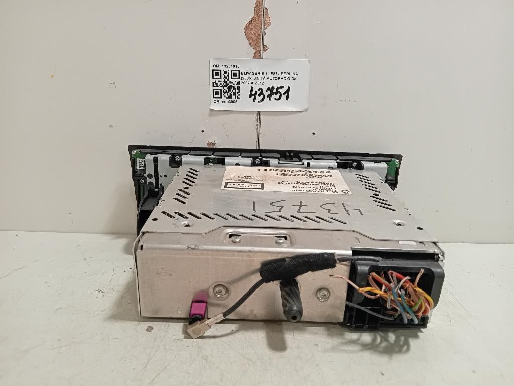 Unità Autoradio 13264010 Bmw Serie 1 E87 Berlina 2005