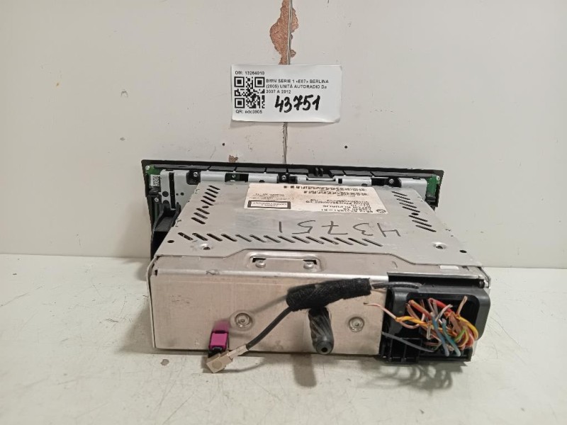 Unità Autoradio 13264010 Bmw Serie 1 E87 Berlina 2005