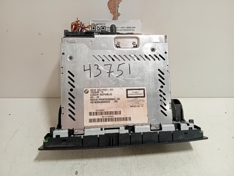 Unità Autoradio 13264010 Bmw Serie 1 E87 Berlina 2005