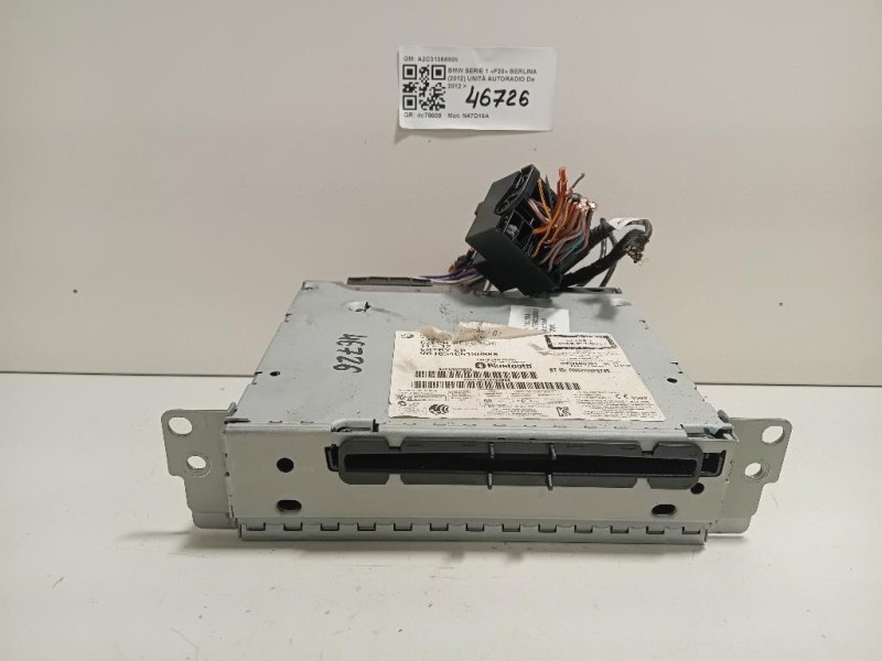 Unità Autoradio A2C31366800 Bmw Serie 1 F20 Berlina 2012