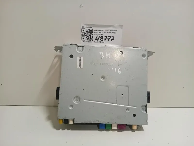 Unità Autoradio 6840399 Bmw Serie 1 F20 Berlina 2012