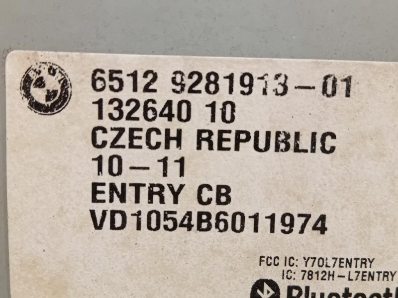 Unità Autoradio 6512928191301 Bmw Serie 1 F20 Berlina 2012