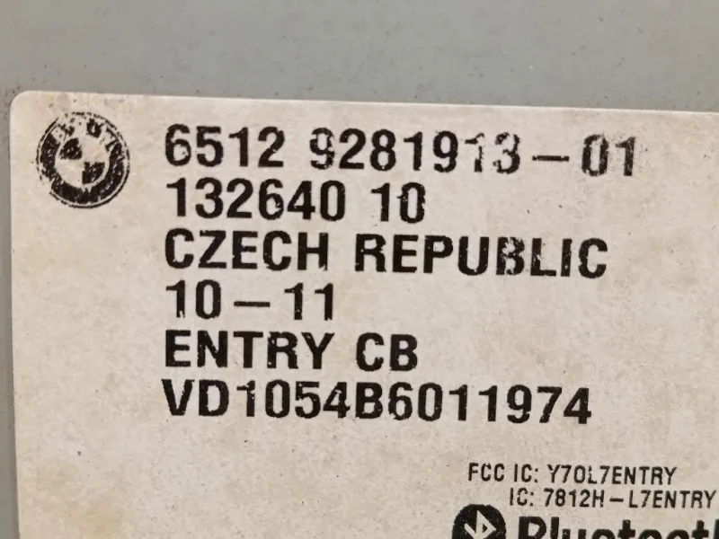 Unità Autoradio 6512928191301 Bmw Serie 1 F20 Berlina 2012