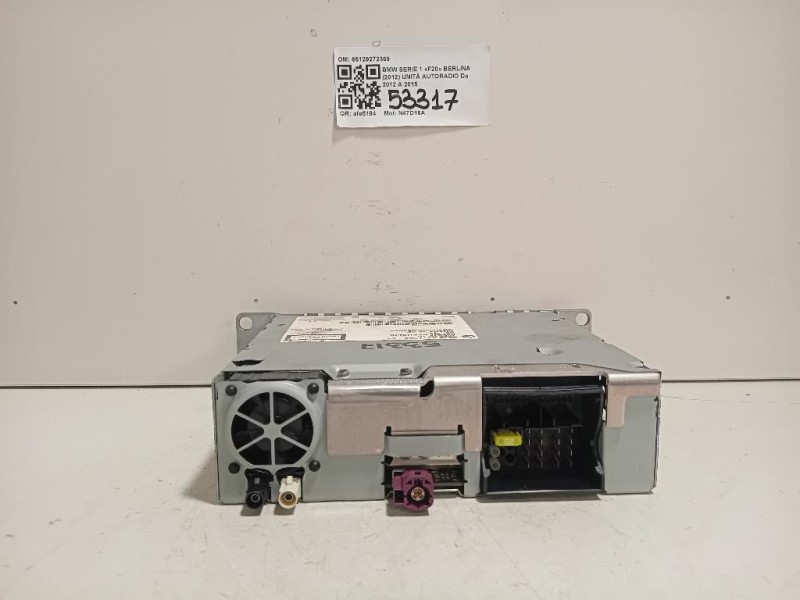 Unità Autoradio 65129272369 Bmw Serie 1 F20 Berlina 2012
