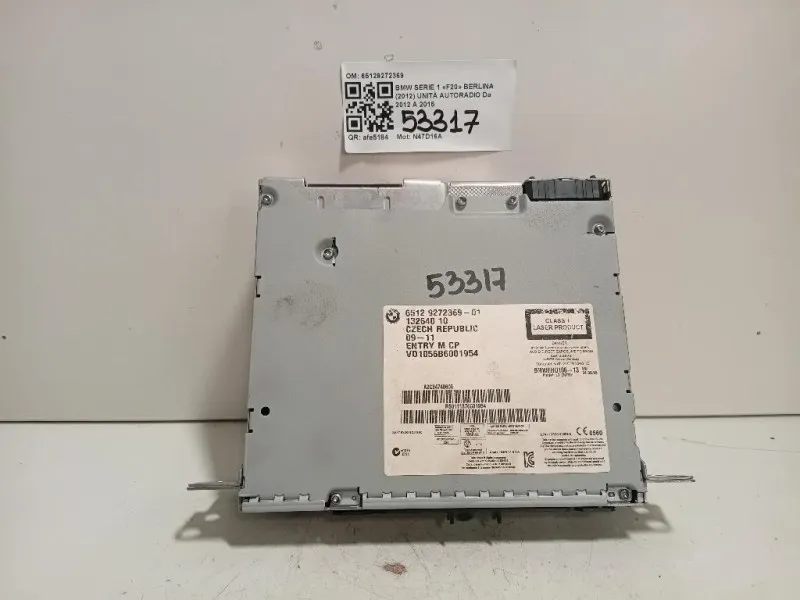 Unità Autoradio 65129272369 Bmw Serie 1 F20 Berlina 2012