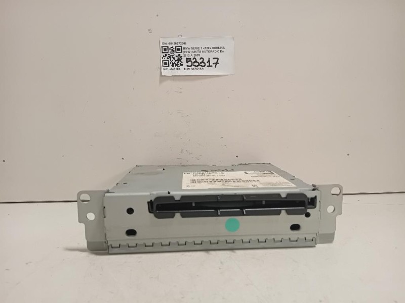 Unità Autoradio 65129272369 Bmw Serie 1 F20 Berlina 2012